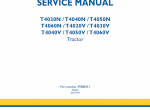 repair manual New Holland Tractors T4020V-T4060V/N PDF Service Manuals - 7