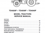 repair manual New Holland TD4020F/4030F/4040F Tractors PDF Service Manuals - 4