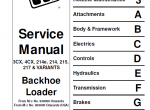 repair manual JCB Backhoe Loader 3CX, 4CX, 214/e, 215, 217 & VARIANTS Service Manual PDF - 5