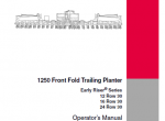 repair manual CASE 1250 Front Fold Trailing Planter PDF Set of Factory Manuals - 2