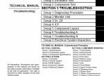 repair manual Hitachi Wheeled Excavator ZX145W-3 Troubleshooting Technical Manual PDF - 1