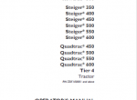repair manual Case Tier 4 Tractors Rowtrac/Steiger/Quadtrac PDF Manuals - 1