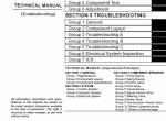 repair manual Hitachi Wheeled Excavator Zaxis 160W Troubleshooting Technical Manual PDF - 1