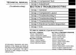 repair manual Hitachi Wheeled Excavator Zaxis 210W Troubleshooting Technical Manual PDF - 1