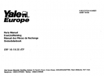 repair manual Yale A807 ERC/ERP 16-18-20 ATF Europe PDF Set of Manuals - 1