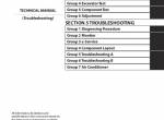 repair manual Hitachi Hydraulic Excavator Zaxis 370, 400 GI-Series Troubleshooting Technical Manual PDF - 1
