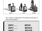 repair manual Yale Truck A943 (MO20F) PDF Parts Information - 4