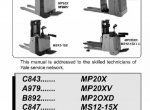 repair manual Yale Truck A979 (MP20XV) Parts and Technical Information PDF - 3