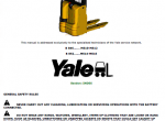 repair manual Yale Truck B852 (MS14/16) PDF Parts and Service Information - 5