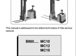 repair manual Yale Truck B860 (MC10-MC12-MC15) PDF Parts Information - 3