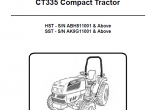 repair manual Bobcat CT335 Compact Tractor Service Manual PDF - 7