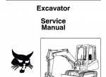 repair manual Bobcat X 100 Excavator Service Manual PDF - 1