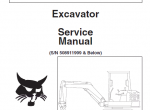 repair manual Bobcat X 231 Excavator Service Manuals PDF - 3