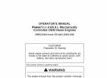 repair manual John Deere PowerTech 4.5L, 6.8L Mechanically-Controlled OEM Diesel Engines Operator’s Manual PDF - 1