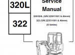 repair manual Bobcat 320, 320L, 322 (D Series) Excavators Service Manuals PDF - 3