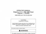 repair manual John Deere PowerTech 8.1L - 6081 OEM Diesel Engines Operator’s Manual OMRG24828 PDF - 1