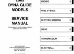 repair manual Harley Davidson Dyna Models 2003 Service Manual PDF - 1