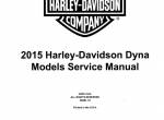 repair manual Harley Davidson Dyna Models 2015 Service Manual PDF - 1