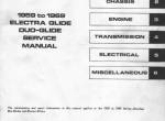 repair manual Harley Davidson Electra Glide, Duo-Glide 1959-1969 Service Manual PDF - 2
