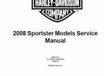 repair manual Harley Davidson Sportster Models 2008 Set of Electrical Diagnostics And Service Manuals PDF - 2