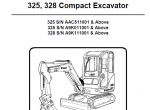 repair manual Bobcat 325/328 Compact Excavator Service Manual PDF - 7