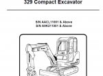repair manual Bobcat 329 Compact Excavator Service Manual PDF - 7