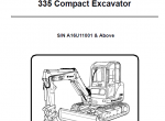 repair manual Bobcat 335 Compact Excavator Service Manual PDF - 7