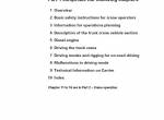 repair manual Grove Truck Crane GMK 4075-1 Part 1 - Driving Operating Instructions PDF - 1