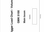 repair manual Grove Truck Crane GMK 5100 Outrigger Load Chart - Volume 1, 2, 3 PDF - 2