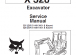 repair manual Bobcat X 325, X 328 Excavator Service Manual PDF - 7