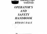 repair manual Grove Crane RT58 B-C-D-E Series Set of PDF Manuals - 1