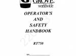 repair manual Grove Crane RT750 Series Set of PDF Manuals - 1