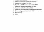 repair manual Grove Truck Crane GMK 6400 Mega Wing Lift (MWL) Operating Instructions PDF - 1