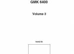 repair manual Grove Truck Crane GMK 6400 Load Charts With Mega Wing Lift (MWL) PDF - 3