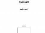 repair manual Grove Truck Crane GMK 6400 Load Charts Without Mega Wing Lift (MWL) PDF - 1