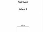 repair manual Grove Truck Crane GMK 6400 Load Charts Without Mega Wing Lift (MWL) PDF - 3