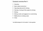 repair manual Grove Truck Crane GMK 7450 Part 1 - Driving Operating Instructions PDF - 1