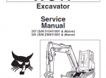 repair manual Bobcat X 337, X 341 Excavator Service Manual PDF - 7