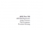 repair manual Case AFS Pro 600/ AFS Pro 700 Large Tractors Software Operating Guide - 2