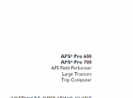 repair manual Case AFS Pro 600/ AFS Pro 700 Large Tractors Software Operating Guide - 3