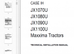 repair manual Case IH Maxxima Tractors JX1070U, JX1080U, JX1090U, JX1100U PDF set of Manuals - 5