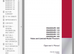 repair manual Case Maxxum 100/110/115/125/140 Tractor PDF Set of Manuals - 5