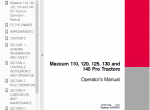 repair manual Case Pro Tractors Maxxum 110/120/125/130/140 PDf Manuals - 3