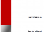 repair manual CASE Tractor MAXXFARM 40, 50, 60 Operator’s Manuals PDF - 6