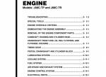repair manual Hino Truck FD, FE, SG Engine 2003 Workshop Manual PDF - 2