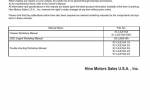 repair manual Hino Trucks 155, 155h, 195, 195h Series with J05E Engine 2020 Workshop Manuals PDF - 1