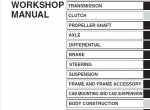 repair manual Hino Trucks 155, 155h, 195, 195h Series with J05E Engine 2020 Workshop Manuals PDF - 2