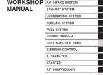 repair manual Hino Trucks XL7, XL8, XL8-T Series with A09C-VD, A09C-VE, A09C-VF Engines 2020 Workshop Manuals PDF - 2