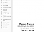 repair manual Case 5220 5230 5240 5250 Maxxum Tractors PDF Manuals - 4