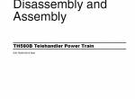 repair manual Caterpillar Telehandler TH580B Service Manual - 1